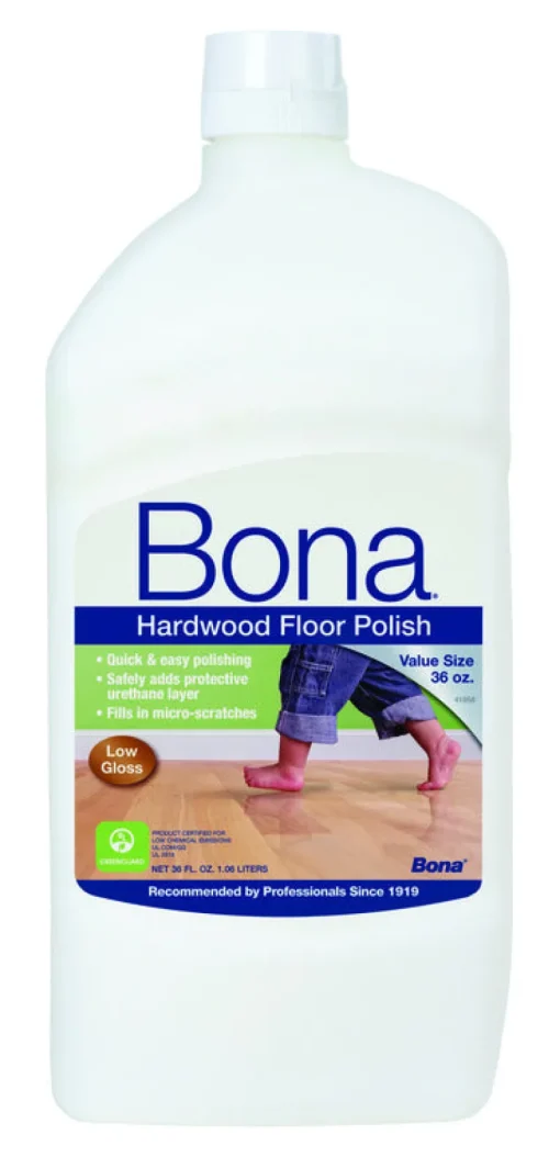 Bona Low Gloss Hardwood Floor Polish Liquid 36 oz