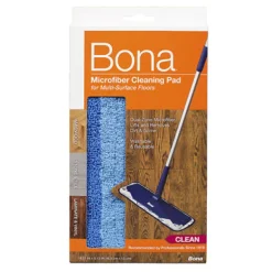 Bona Microplus 15 in. Flat Microfiber Deep Clean Pad 1 pk