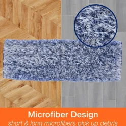 Bona Microplus 17 in. Flat Microfiber Dusting Pad 1 pk