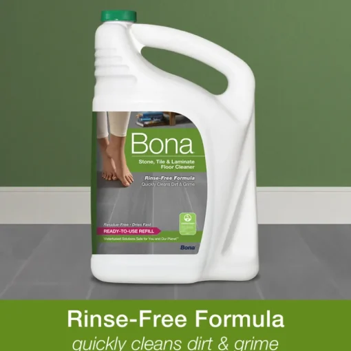 Bona No Scent Floor Cleaner Refill Liquid 160 oz. (Pack of 4)