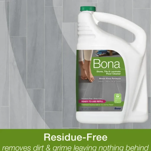 Bona No Scent Floor Cleaner Refill Liquid 160 oz. (Pack of 4)
