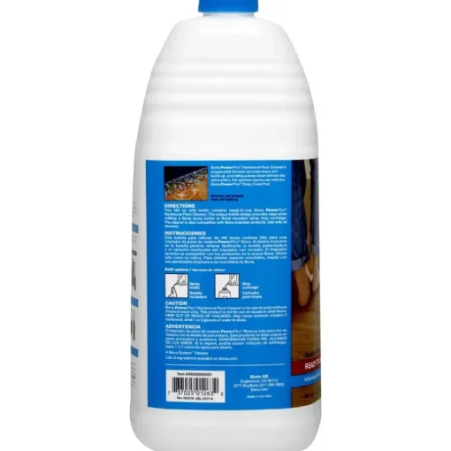 Bona PowerPlus No Scent Hardwood Floor Cleaner Liquid 160 oz. (Pack of 4)
