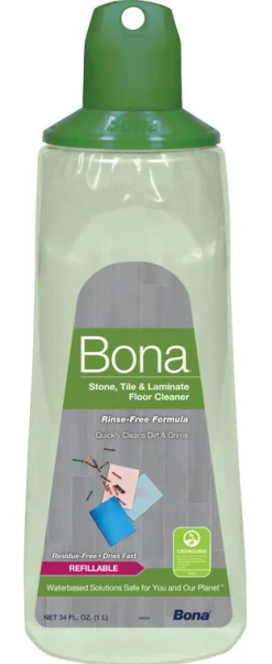 Bona Wm700054003 34 Oz No Scent Floor Cleaner Refill Liquid