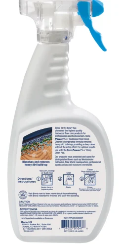 Bona Wm850059001 36 Oz Powerplus Hardwood Floor Deep Cleaner