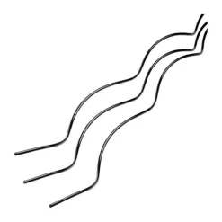 Bond 4 in. H X 4 in. W Black Metal Spiral Stake
