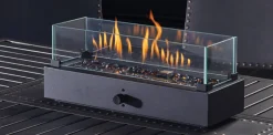 Bond Lara TableFire Lara Propane Firebowl 8 in. H x 20 in. W x 7 in. D Steel