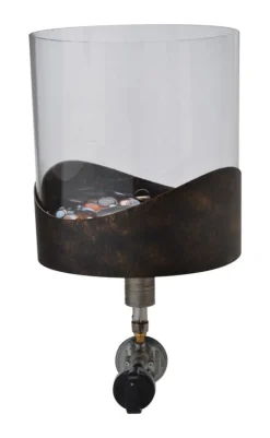 Bond TableFire Roxbury Propane Firebowl 10.5 in. H x 8 in. W x 8 in. D Steel