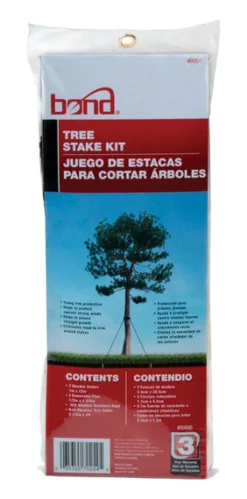 Bond Black Plastic Tree Stake 15 H in.