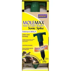Bonide C-Battery Operated Molemax Gophers and Moles Repellent Protects Upto 7500 sq. ft.