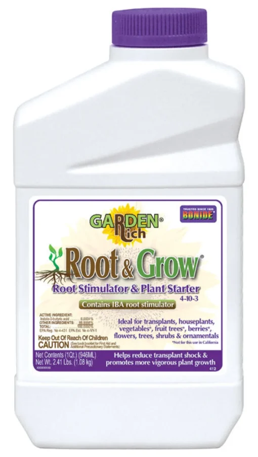 Bonide Garden Rich Root & Grow Liquid Root Stimulator & Plant Starter 1 qt