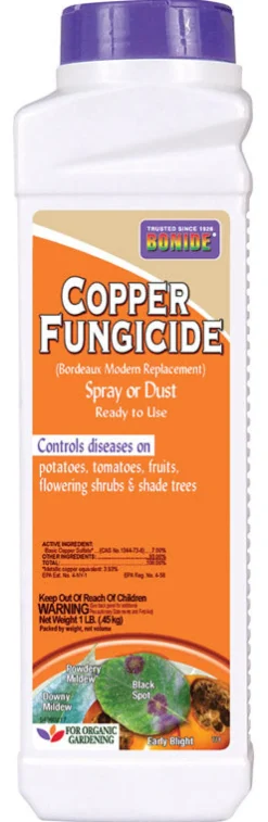 Bonide Organic Dust Copper Fungicide 1 lb