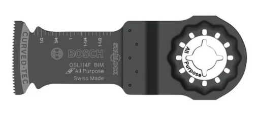 Bosch Starlock 1-1/4 in. X 4 in. L Bi-Metal Plunge Blade 1 pk