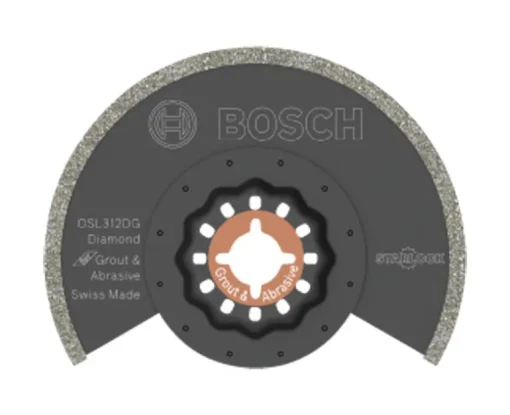 Bosch StarLock 3-1/2 in. X 3 in. L Diamond Coated Grit Segment Blade 1 pk