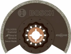 Bosch StarLock 3-1/2 in. X 3 in. L Diamond Coated Grit Segment Blade 1 pk