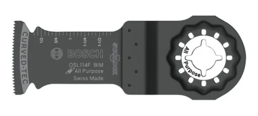 Bosch Starlock 1-1/4 in. X 4 in. L Metal Plunge Blade 3 pk