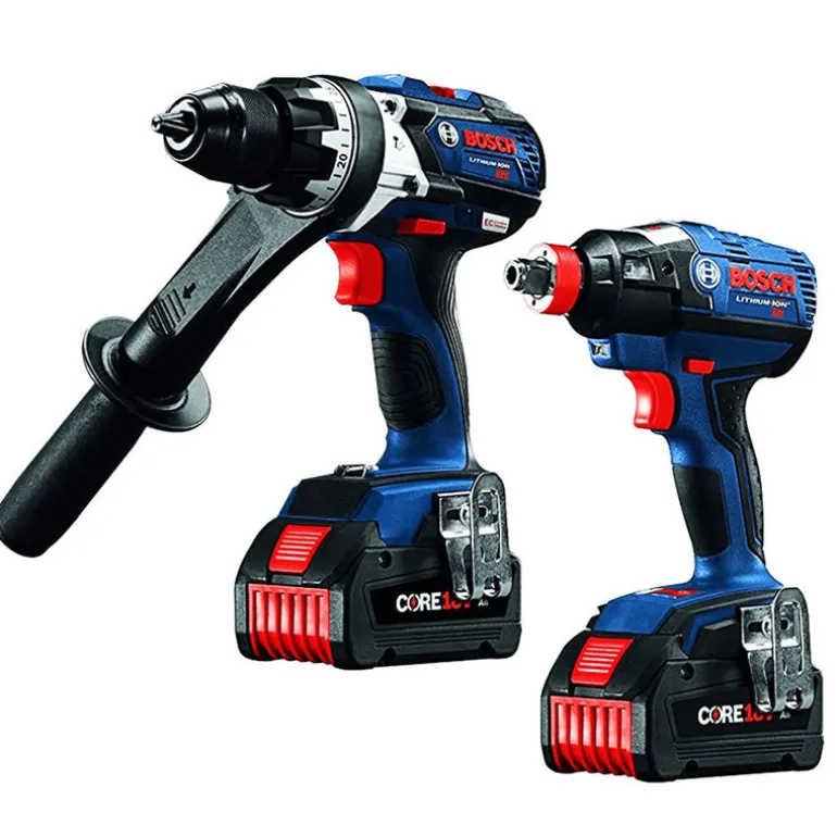 Bosch 18V CORE Cordless Brushless 2 Tool Hammer Drill and Impact Driver Kit