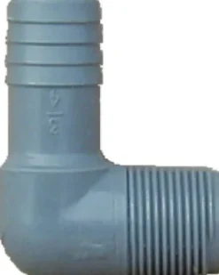 Boshart Industries 1-1/2 in. MPT X 1-1/2 in. D Insert Polypropylene Combination Elbow 1 pk