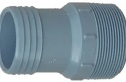 Boshart Industries 2 in. MPT in. X 2 in. D Insert Polypropylene Male Adapter 1 pk