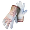 Boss Men's Indoor/Outdoor Palm Work Gloves Red/White L 1 pair