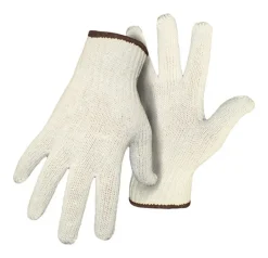Boss Men's Indoor/Outdoor String Knit Reversible Work Gloves White L 1 pair
