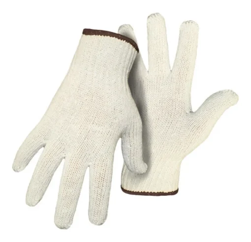 Boss Men's Indoor/Outdoor String Knit Reversible Work Gloves White L 1 pair
