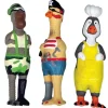 Boss Pet Digger's Assorted Latex Fowl Character Squeaky Dog Toy Large 1 pk