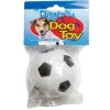 Boss Pet Digger's Black/White Vinyl Soccer Ball Dog Toy Medium 1 pk