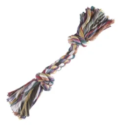 Boss Pet Digger's Multicolored Cotton Rag Bone Rope Dog Tug Toy Large 1 pk