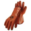 Boss Snow Shield Men's Indoor/Outdoor Coated Chemical Gloves Orange XL 1 pair