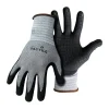 Boss Tactile Men's Indoor/Outdoor Dotted and Dipped Work Gloves Black/Gray L 1 pair