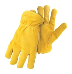 Boss Therm Men's Indoor/Outdoor Insulated Driver Gloves Yellow L 1 pair