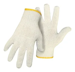 Boss Women's Indoor/Outdoor String Knit Reversible Work Gloves White L 1 pair