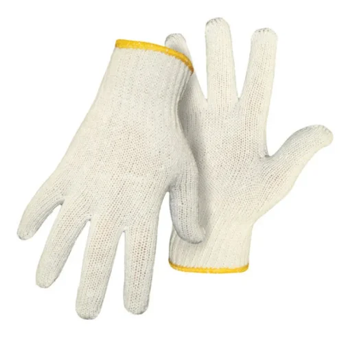 Boss Women's Indoor/Outdoor String Knit Reversible Work Gloves White L 1 pair