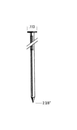Bostitch 2-3/8 in. L X 13 Ga. Angled Coil Coated Framing Nails 15 deg 2,700 pk