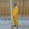Boulder Creek Yellow PVC-Coated Rayon Three Piece Rain Suit XX-Large