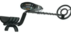 Bounty Hunter Lone Star Black Metal Detector with 9V Alkaline Batteries