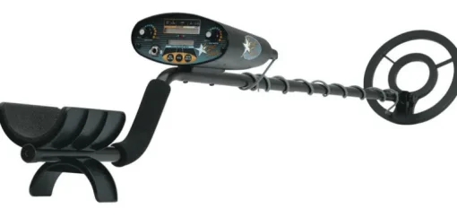 Bounty Hunter Lone Star Black Metal Detector with 9V Alkaline Batteries