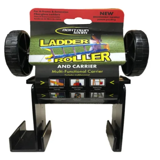 Boxtown Team Ladder Roller Combo Plastic Black/Yellow Ladder Roller/Carrier 1 pk