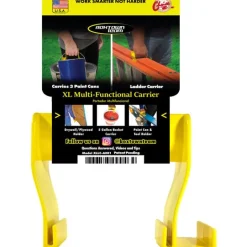 Boxtown Team XL Carrier Plastic Yellow Multi-Functional Ladder Carrier 1 pk