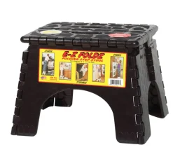 B&R Plastics E-Z Foldz 9 in. H X 10.6 in. W X 10.6 in. D 300 lb. capacity 1 step Resin Folding Step