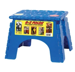 B&R Plastics E-Z Foldz 9 in. H X 10.6 in. W X 10.6 in. D 300 lb. capacity 1 step Resin Folding Step