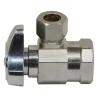 BrassCraft 1/2 in. Compression outlets X 3/8 in. Chrome Plated Stop Valve