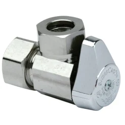 BrassCraft 1/2 in. FPT outlets X 1/2 in. MPT Brass Shut-Off Valve