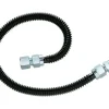 BrassCraft ProCoat 1/2 in. FIP X 1/2 in. D MIP 18 ft. Stainless Steel Gas Connector