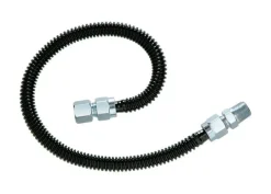 BrassCraft ProCoat 1/2 in. FIP X 1/2 in. D MIP 18 ft. Stainless Steel Gas Connector