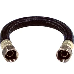 BrassCraft Speedi Plumb 3/4 in. FIP X 3/4 in. D FIP 24 in. Polymer Braided Water Heater Connector