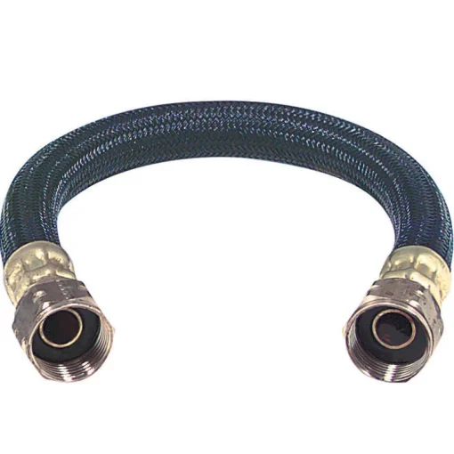 BrassCraft Speedi Plumb 3/4 in. FIP X 3/4 in. D FIP 24 in. Polymer Braided Water Heater Connector