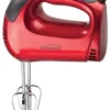 Brentwood Hm-46 Red 5-Speed Hand Mixer