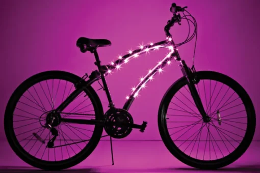 Brightz Cosmic Brightz Pink LED Bicycle Light Kit ABS Plastics 1 pk