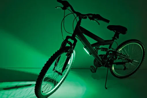 Brightz Go Brightz Green LED Bike Accessory ABS Plastics 1 pk